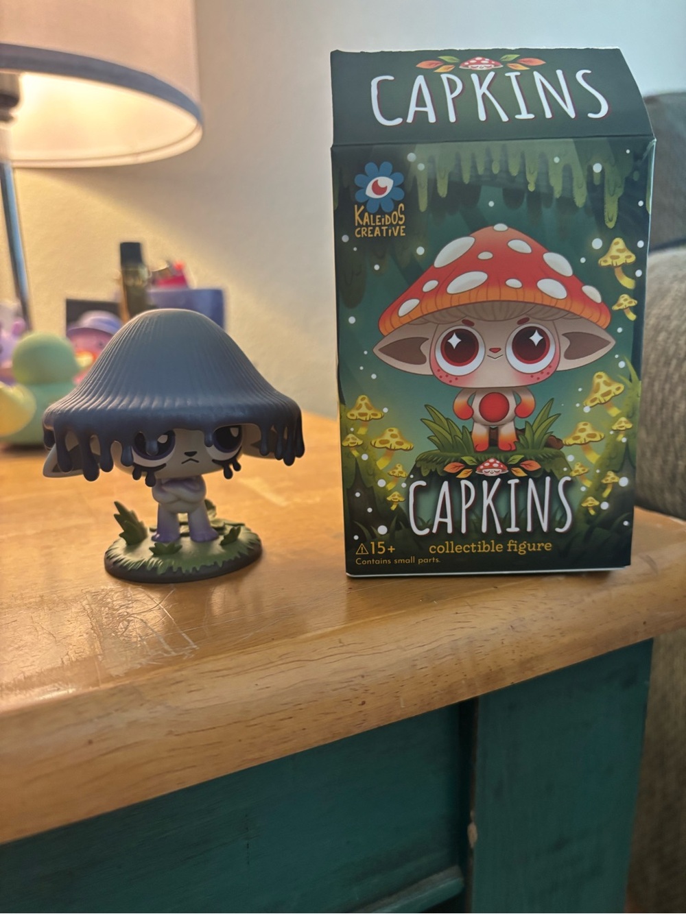 Collectible Mushroom Action Figure - Gray